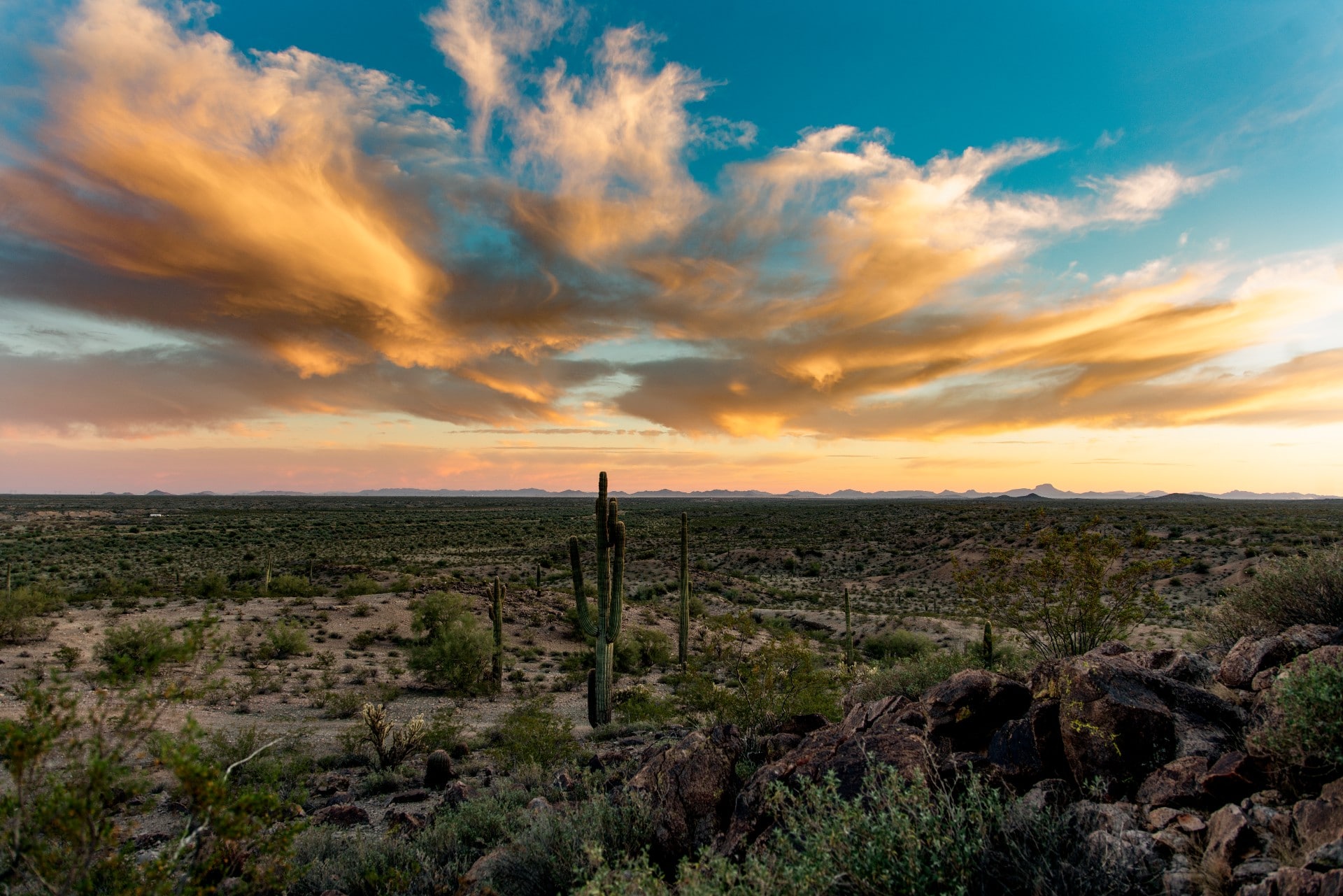 Colorful clouds in Arizona