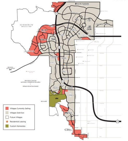 Summerlin Map