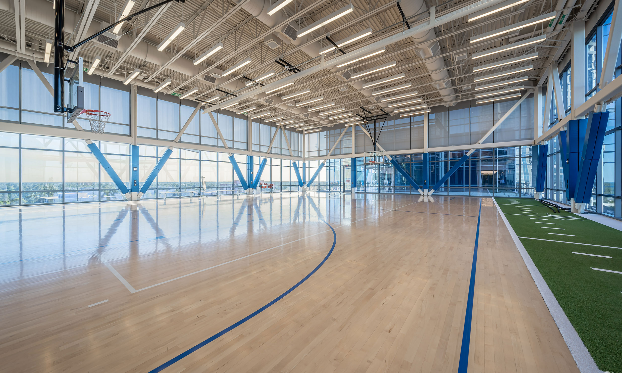 Basketball gym