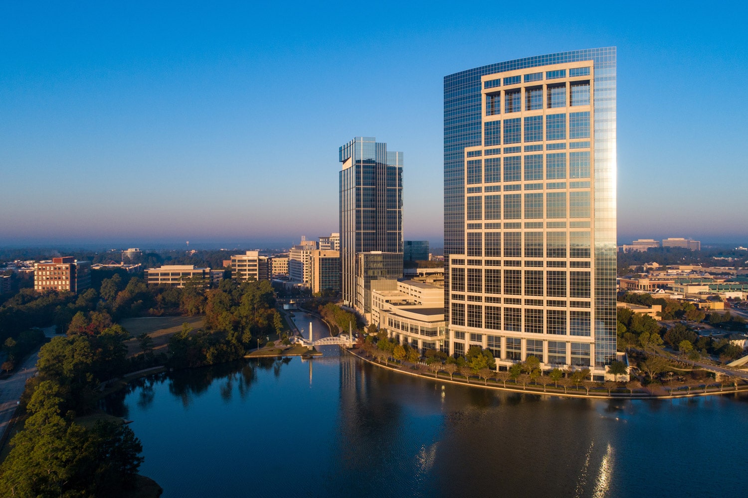 5 floors of Leases in the Woodlands Tower
